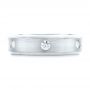  Platinum Platinum Custom Diamond Men's Wedding Band - Top View -  102874 - Thumbnail