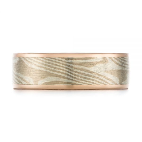 Custom Mokume Men's Band - Top View - 103646