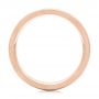 14k Rose Gold 14k Rose Gold Custom Sandblasted Men's Wedding Band - Front View -  103207 - Thumbnail