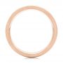 14k Rose Gold 14k Rose Gold Custom Sandblasted Men's Wedding Band - Front View -  103207 - Thumbnail