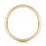 18k Yellow Gold 18k Yellow Gold Custom Sandblasted Men's Wedding Band - Front View -  103546 - Thumbnail