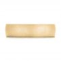 14k Yellow Gold 14k Yellow Gold Custom Sandblasted Men's Wedding Band - Top View -  103207 - Thumbnail