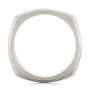 Custom Squared Mokume Pattern Ring - Front View -  103985 - Thumbnail