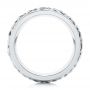  Platinum And 18k White Gold Platinum And 18k White Gold Custom Two-tone Braided Men's Band - Front View -  103482 - Thumbnail