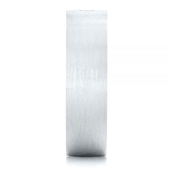 Platinum And Platinum Platinum And Platinum Custom Two-tone Diamond Men's Band - Side View - 102929