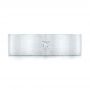  Platinum And 18k White Gold Platinum And 18k White Gold Custom Two-tone Diamond Men's Band - Top View -  102929 - Thumbnail