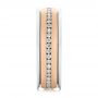  Platinum And 14k Rose Gold Custom Two-tone Eternity Diamond Men's Band - Side View -  104026 - Thumbnail