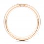 14k Rose Gold And 18K Gold 14k Rose Gold And 18K Gold Custom Two-tone Men's Band - Front View -  102073 - Thumbnail
