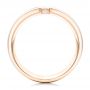 18k Rose Gold And 18K Gold 18k Rose Gold And 18K Gold Custom Two-tone Men's Band - Front View -  102073 - Thumbnail