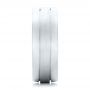 18k White Gold And Platinum 18k White Gold And Platinum Custom Two-tone Men's Band - Side View -  102073 - Thumbnail