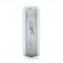 14K Gold And 14k White Gold 14K Gold And 14k White Gold Custom Two-tone Hand Engraved Men's Band - Side View -  104864 - Thumbnail
