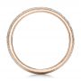 14k Rose Gold And 14K Gold 14k Rose Gold And 14K Gold Custom Two-tone Hand Engraved Men's Wedding Band - Front View -  102069 - Thumbnail