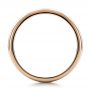  14K Gold And 18k Rose Gold 14K Gold And 18k Rose Gold Custom Two-tone Men's Band - Front View -  100825 - Thumbnail