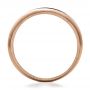 18k Rose Gold And 18K Gold 18k Rose Gold And 18K Gold Custom Two-tone Men's Band - Front View -  1199 - Thumbnail