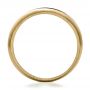 18k Yellow Gold And Platinum 18k Yellow Gold And Platinum Custom Two-tone Men's Band - Front View -  1199 - Thumbnail