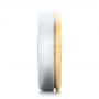  14K Gold And 14k Yellow Gold 14K Gold And 14k Yellow Gold Custom Two-tone Men's Band - Side View -  100825 - Thumbnail