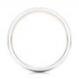 14k Rose Gold And 14K Gold 14k Rose Gold And 14K Gold Custom Two-tone Men's Wedding Band - Front View -  101950 - Thumbnail