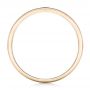 14k Rose Gold And 18K Gold 14k Rose Gold And 18K Gold Custom Two-tone Men's Wedding Band - Front View -  102999 - Thumbnail