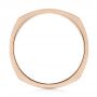 14k Rose Gold And 14K Gold 14k Rose Gold And 14K Gold Custom Two-tone Men's Wedding Band - Front View -  103842 - Thumbnail