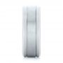  14K Gold And 14k White Gold 14K Gold And 14k White Gold Custom Two-tone Men's Wedding Band - Side View -  102961 - Thumbnail