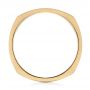 14k Yellow Gold And 14K Gold Custom Two-tone Men's Wedding Band - Front View -  103842 - Thumbnail
