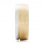 18k Yellow Gold And 14K Gold 18k Yellow Gold And 14K Gold Custom Two-tone Men's Wedding Band - Side View -  101950 - Thumbnail