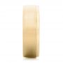 14k Yellow Gold And 14K Gold 14k Yellow Gold And 14K Gold Custom Two-tone Men's Wedding Band - Side View -  102999 - Thumbnail