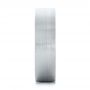  Platinum And Platinum Platinum And Platinum Custom Two-tone Men's Band - Side View -  103225 - Thumbnail