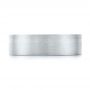  Platinum And 14k White Gold Platinum And 14k White Gold Custom Two-tone Men's Band - Top View -  103225 - Thumbnail