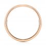  Platinum And 14k Rose Gold Custom Two-tone Wedding Band - Front View -  103589 - Thumbnail