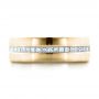 14k Yellow Gold 14k Yellow Gold Custom Diamond Men's Wedding Band - Top View -  1306 - Thumbnail