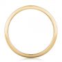 18k Yellow Gold And 14K Gold 18k Yellow Gold And 14K Gold Custom Mokume Men's Wedding Band - Front View -  102310 - Thumbnail