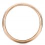 14k Rose Gold 14k Rose Gold Custom Brushed And Polished Men's Wedding Band - Front View -  100582 - Thumbnail