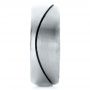  Platinum Platinum Custom Brushed And Polished Men's Wedding Band - Side View -  100582 - Thumbnail