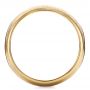 18k Yellow Gold Custom Brushed And Polished Men's Wedding Band - Front View -  100582 - Thumbnail