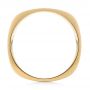  18K Gold Custom Square Men's Band - Front View -  103497 - Thumbnail