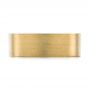  18K Gold Custom Square Men's Band - Top View -  103497 - Thumbnail