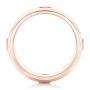 14k Rose Gold 14k Rose Gold Diamond Wedding Band - Front View -  102373 - Thumbnail