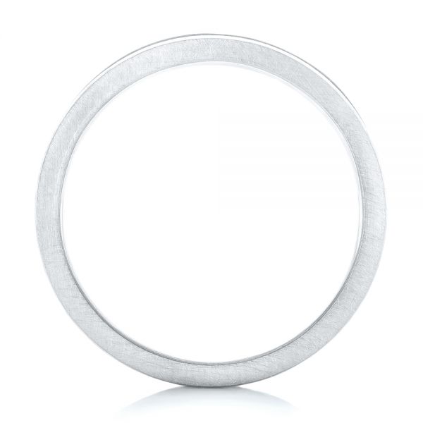 14k White Gold And 14K Gold 14k White Gold And 14K Gold Double Helix Two-tone Wedding Band - Front View - 102384