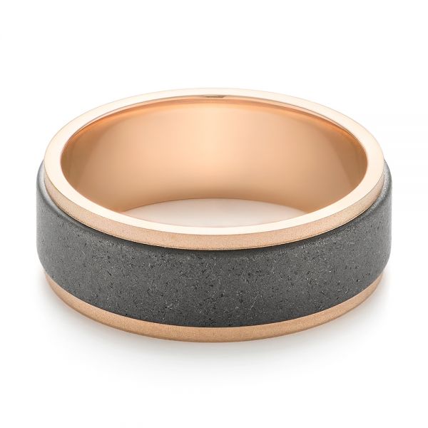 Tungsten Men's Wedding Band - Flat View - 103882
