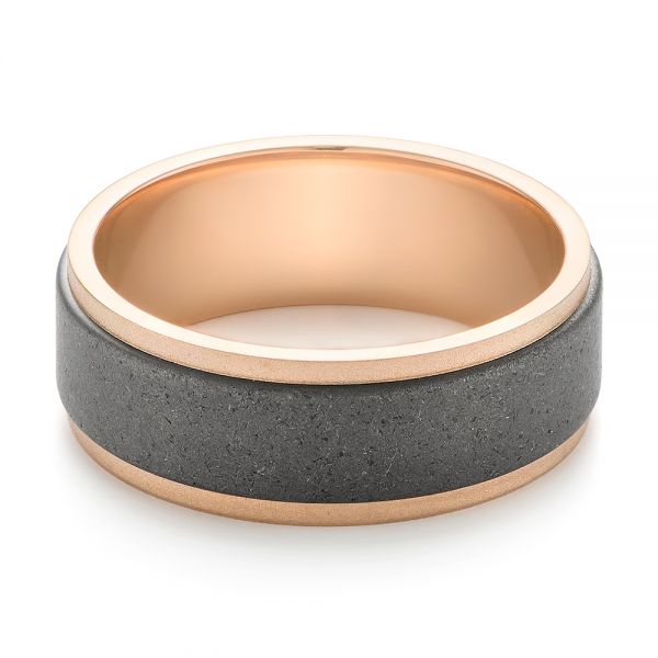 Tungsten Men's Wedding Band - Flat View -  103882