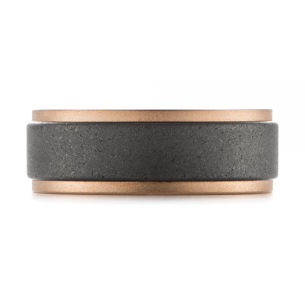 Tungsten Men's Wedding Band - Top View - 103882