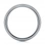 Grey Tungsten Men's Wedding Ring - Front View -  103924 - Thumbnail