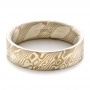 Men's Mokume Flat Band - Flat View -  100524 - Thumbnail