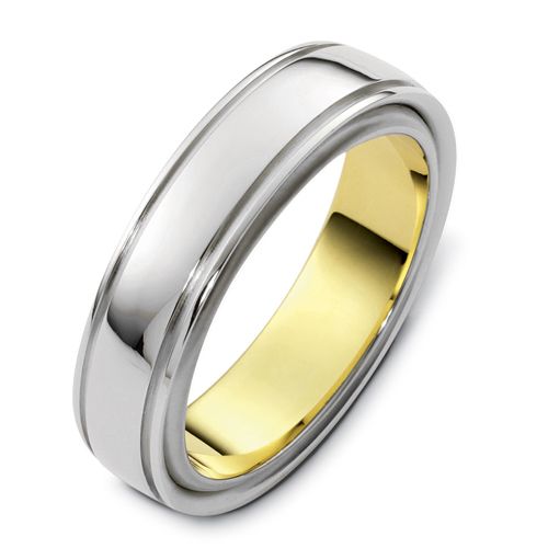 Men's 18k White Gold Band - Image