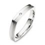  Platinum Platinum Men's Diamond Band - Three-Quarter View -  389 - Thumbnail