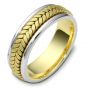 Men's Braided Two-tone Band - Three-Quarter View -  297 - Thumbnail