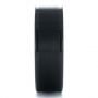 Men's Brushed Black Tungsten Ring - Side View -  1360 - Thumbnail