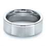 Men's Brushed Tungsten Ring - Flat View -  1361 - Thumbnail