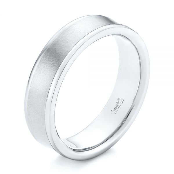 Men's Concave Wedding Band #101629 - Seattle Bellevue | Joseph Jewelry